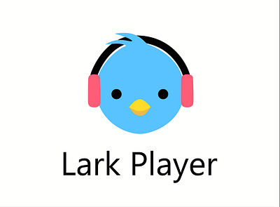 Lark Player - Logo Animation 2d 2d animation after effects animated logo animation brand animation branding gif gif animation intro logo logo animation logo reveal motion motion design motion graphics music reveal