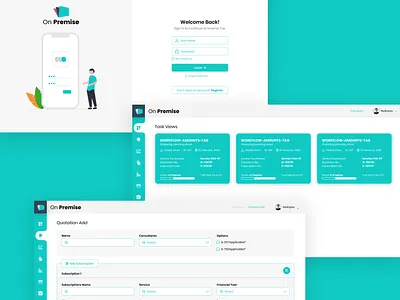 Web Application UI Design branding design graphic design illustration logo ui vector web design web development