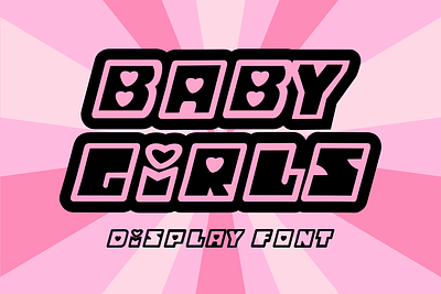 Baby Girls Font app branding design graphic design illustration logo typography ui ux vector