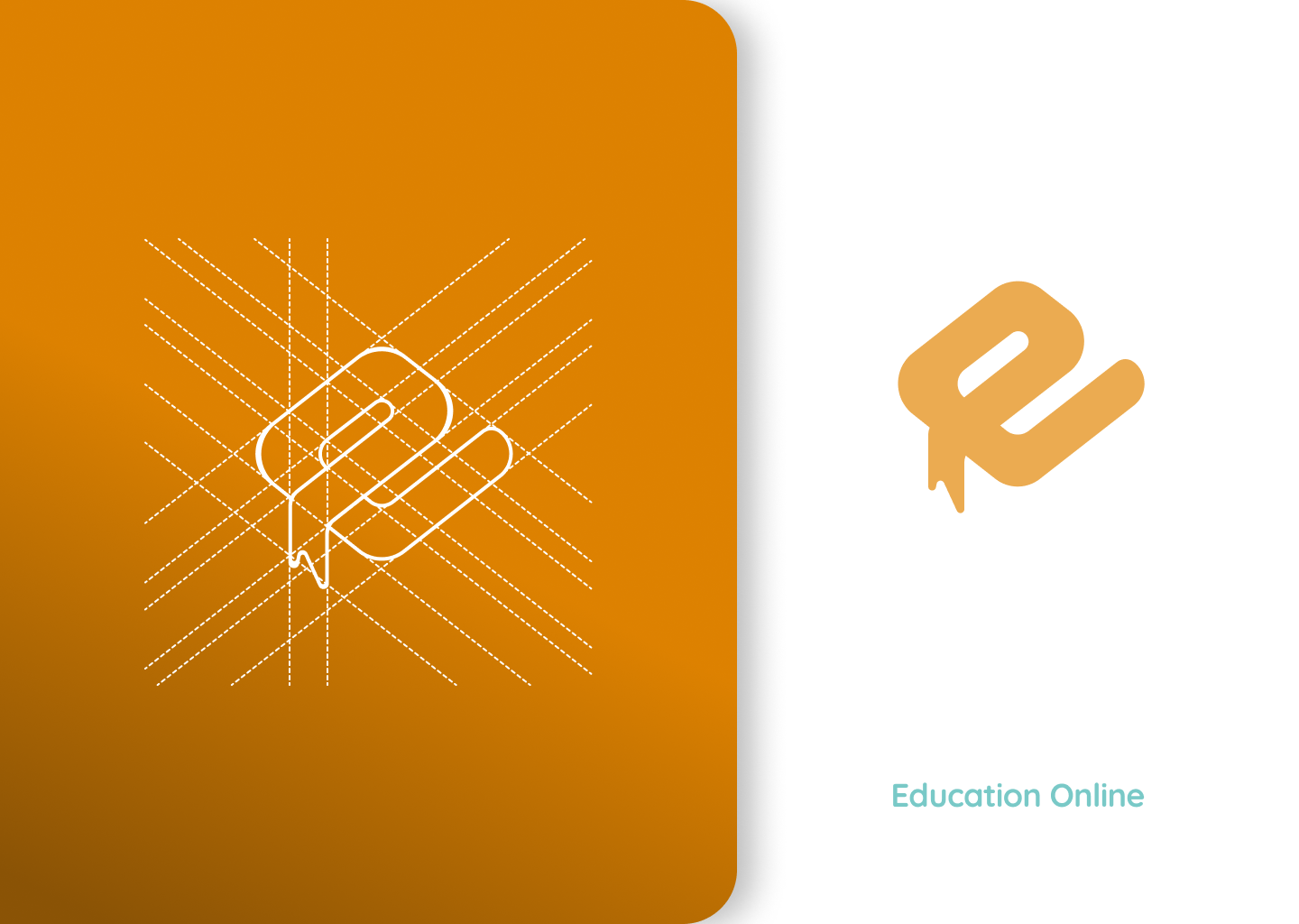 Education Online Logo branding collage company design education gown graphic design logo online test study toga tryout ui university website