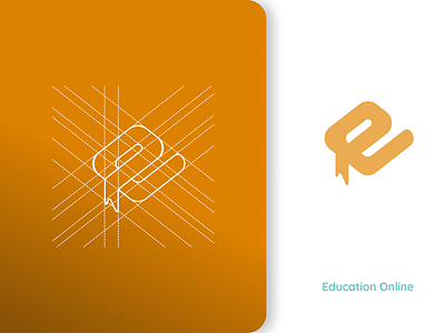 Education Online Logo branding collage company design education gown graphic design logo online test study toga tryout ui university website