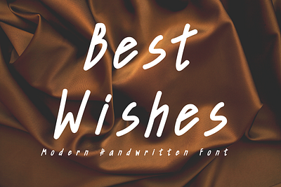 Best Wishes Font app branding design graphic design illustration logo typography ui ux vector