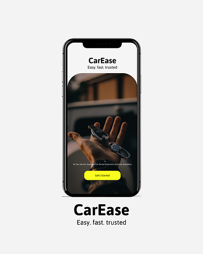 CarEase: Easy.Fast.Trusted app branding design graphic design illustration logo typography ui ux vector