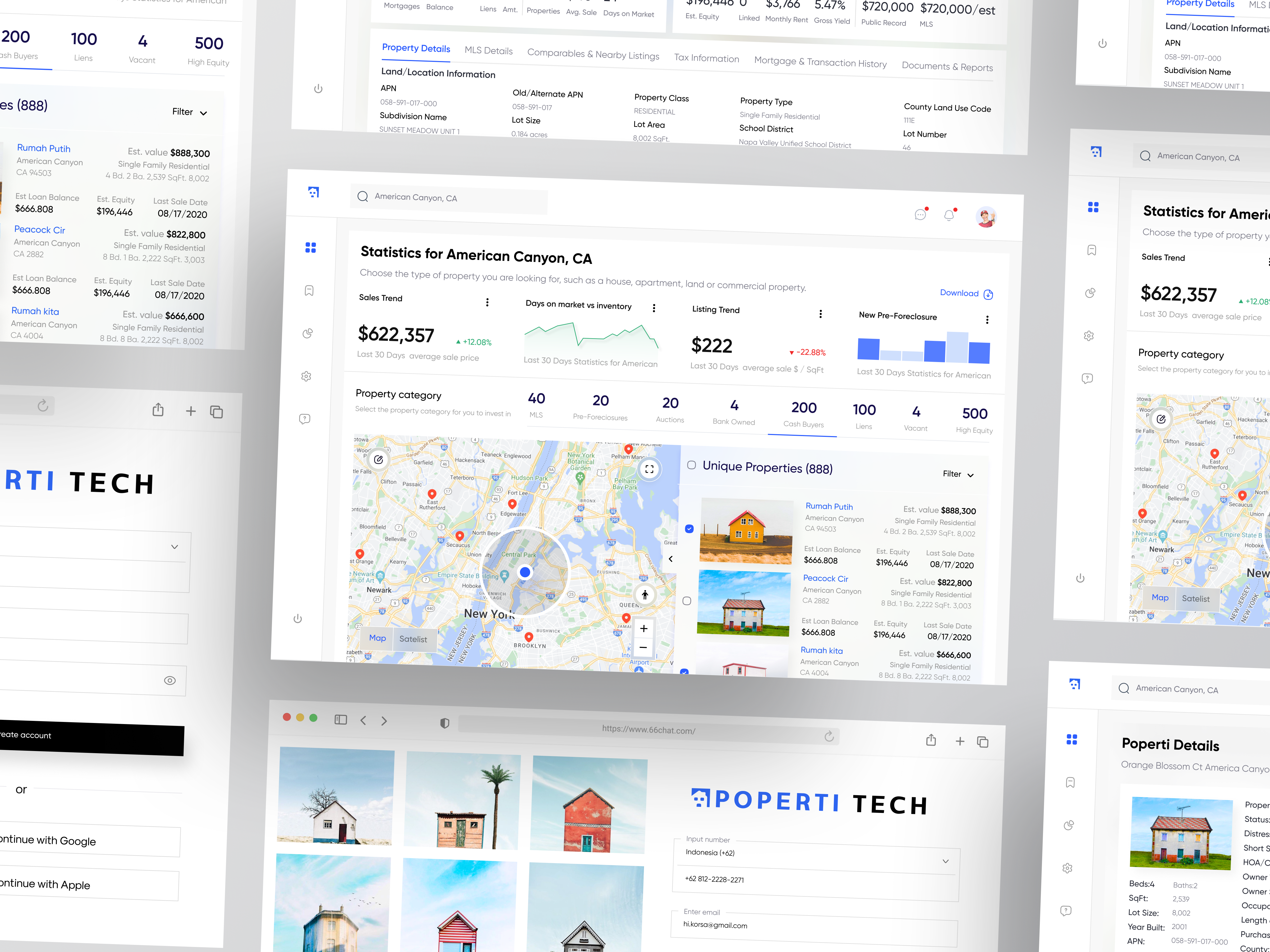 Property Dashboard agent apartment architecture b2b buy dashboard house investment investor product design property real estate real estate agency real estate flyer realestate realtor rent saas sell seller