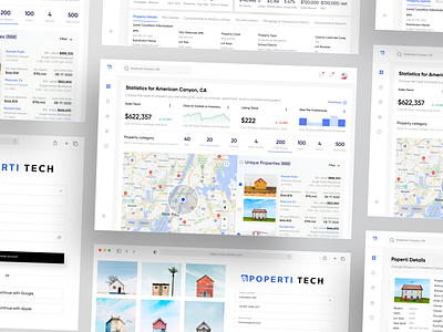 Property Dashboard agent apartment architecture b2b buy dashboard house investment investor product design property real estate real estate agency real estate flyer realestate realtor rent saas sell seller