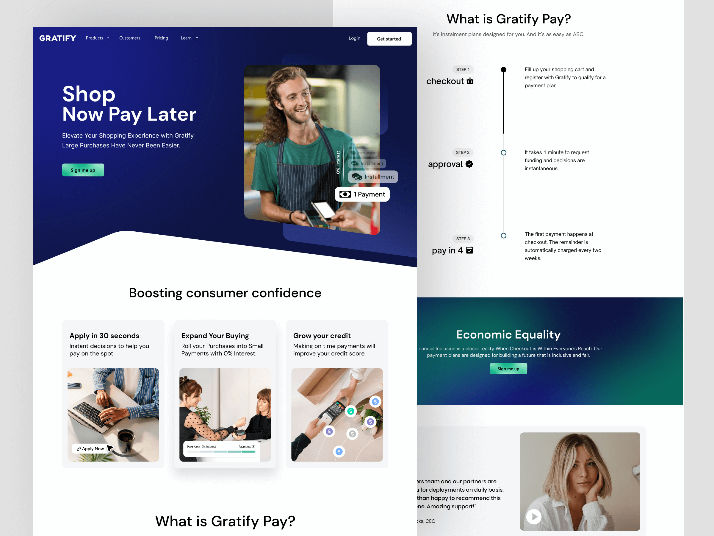 Shop Now Pay Later Ecommerce Website By Emilian For DesignUp On Dribbble   Original Fd5b56d713bf242cf8371843c347f173 