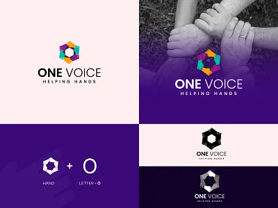 Community Logo Design For ONE VOICE brand identy brand logo branding business logo community logo company logo foundation logo graphic design logo logo designer logos non profit logo nonprofit one voice unity logo vector