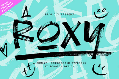 Roxy Marker Font italic font