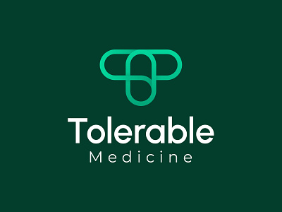 Tolerable Medicine logo design template brand guideline brand identity branding creative logo design doctor logo graphic design hospital logo logo logo design medical logo medicine logo modern logo smart logo tolerable medicine logo treatment logo vector visual logo