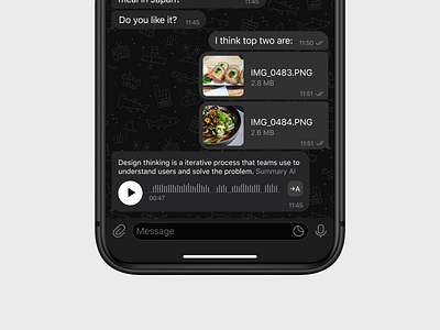 Voice Leveling AI - Telegram Case Study ai app design message messenger mobile telegram ui ux viber voice whatsapp