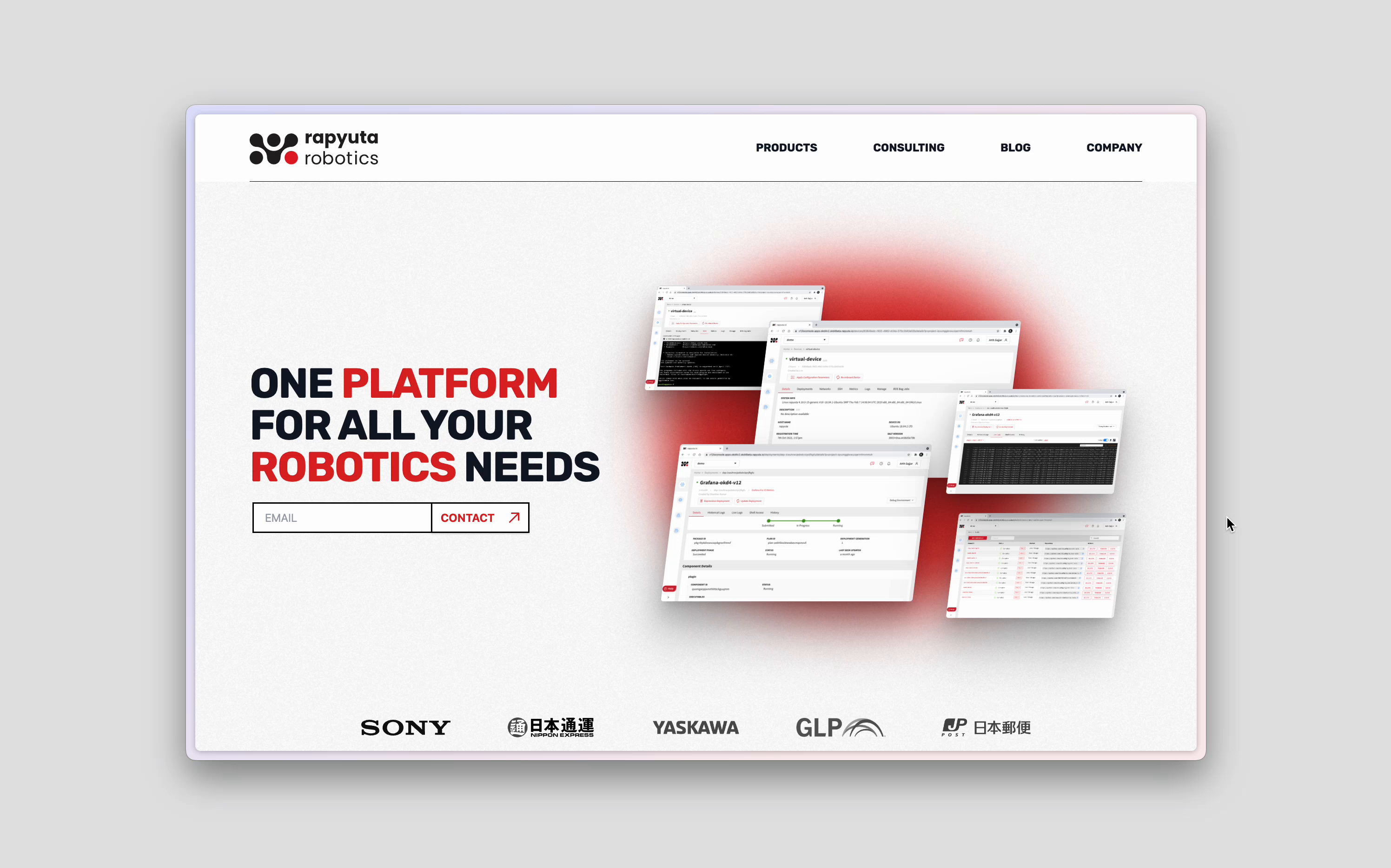 Example of Marketing Website Design