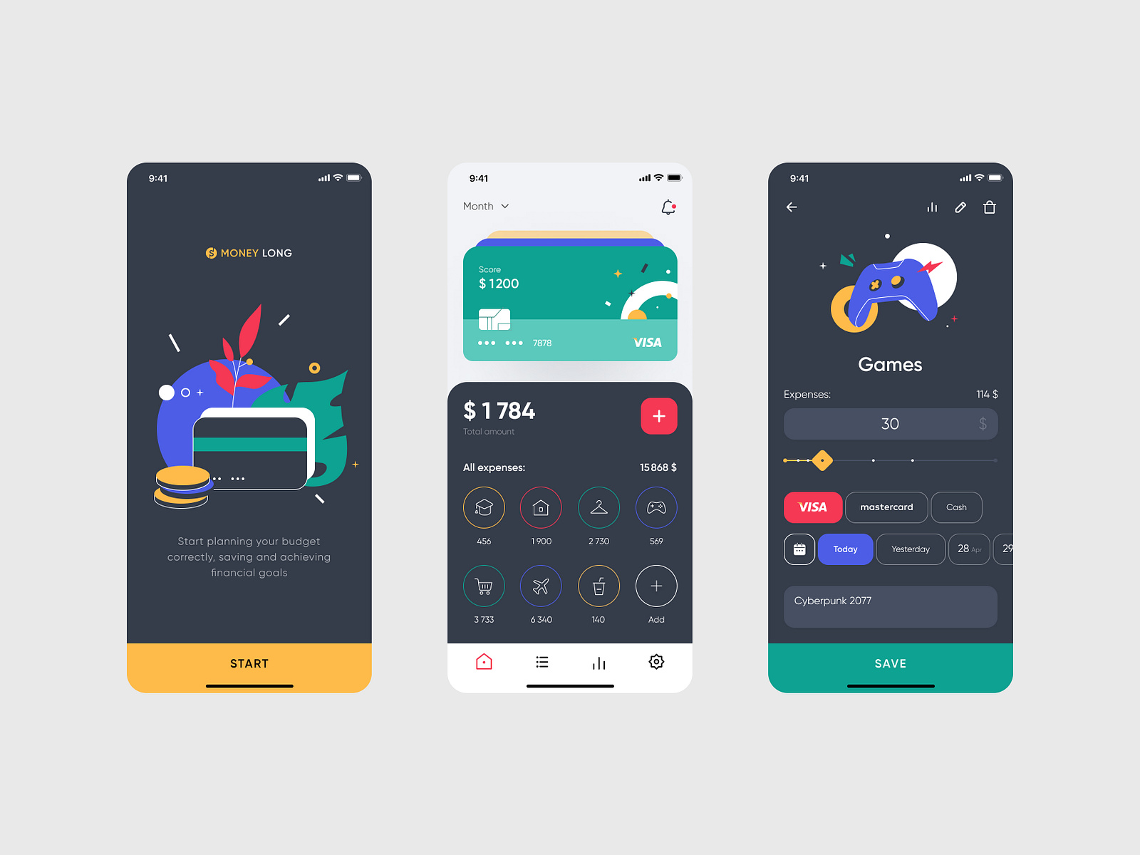 Mobile design UX/UI by Veronika Tushnolobova on Dribbble