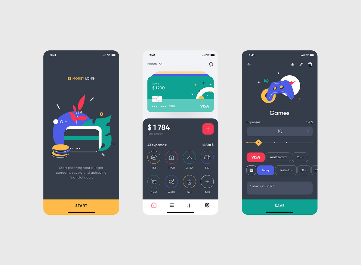Mobile design UX/UI by Veronika Tushnolobova on Dribbble