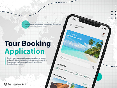 Tour Booking App application booking design experience graphic design illustration interface tour travel ui ux visual design