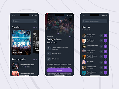 Event platform — Concept android app app design dark theme design event event app event platform ios mobile mobile app mobile ui night theme ui ui design ux ux design