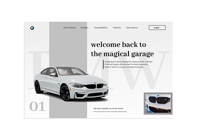 Car Web Design car graphic design ui uiux web website