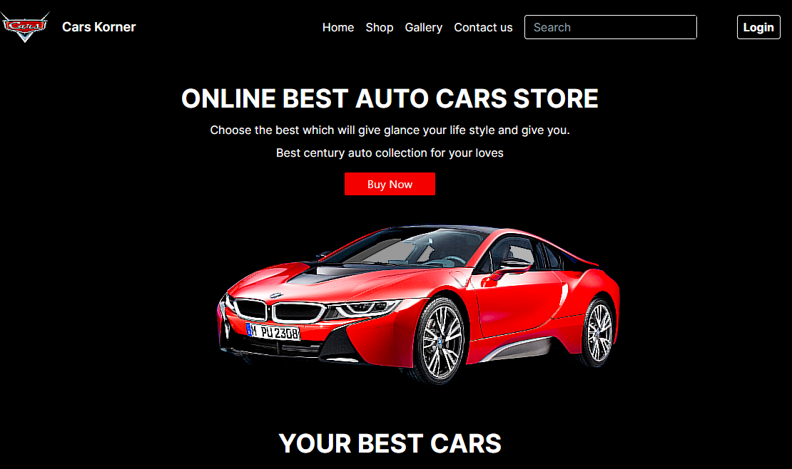 Cars Koner Web App by Bi LaL on Dribbble