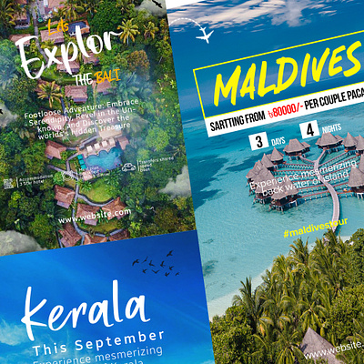 Social Media | Travel & Tourism Poster Design advertising agency banner design media post social tour agency travel travel agency