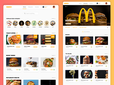 Food delivery website Design delivery service figma food delivery food menu food ordering landing page online delivery prototype ui design ui patterns uiux user experience user interface ux design website design