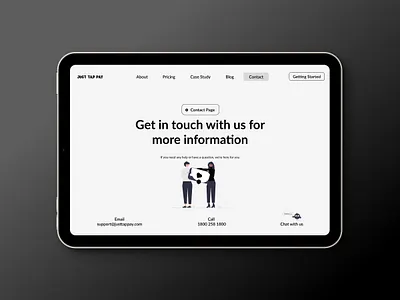 Contact Support Page UI Design ui uiux user experience user interface ux web design