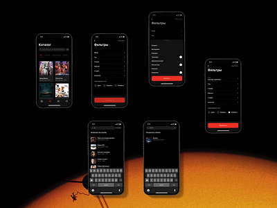 Astra-online cinema app 2.0 aplication app mobile app online cinema ui ux uxui
