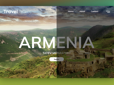 Travel_Armenia UI page armenia ui