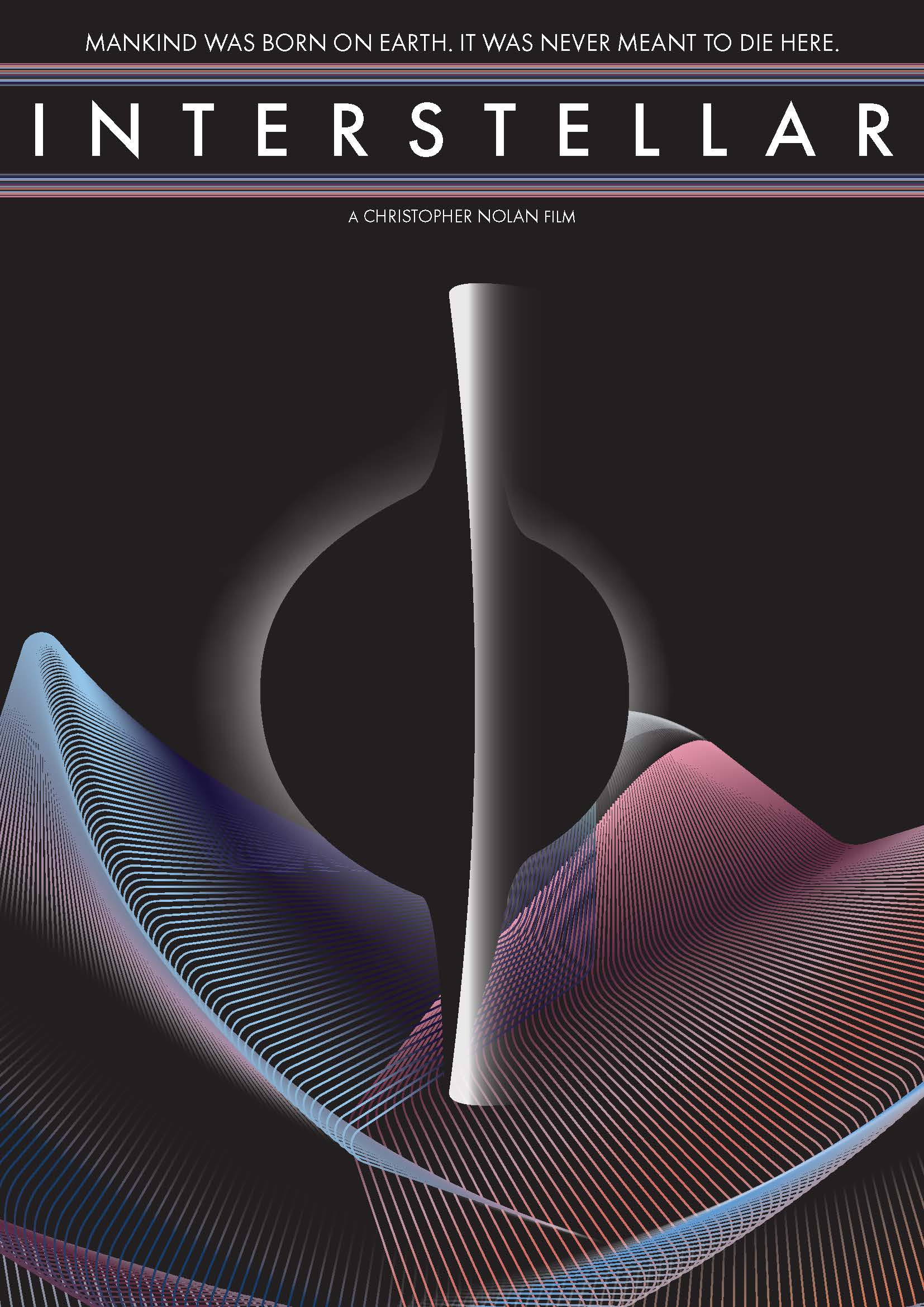 Interstellar Vector Movie Poster advertise design illustrator interstellar movie poster space vector