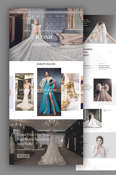 Fashion Web Design design ecommerce fashion web design ui ux web design