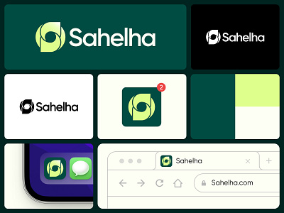 Sahelha - Logo Design brand identity branding green identity logo logo design