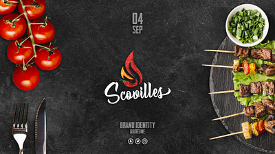 Scovilles Restaurant Logo & Brand Identity Design branding design graphic design illustration logo logo design logo designer logo inspirations minimalist minimalist design minimalist typography visual identity