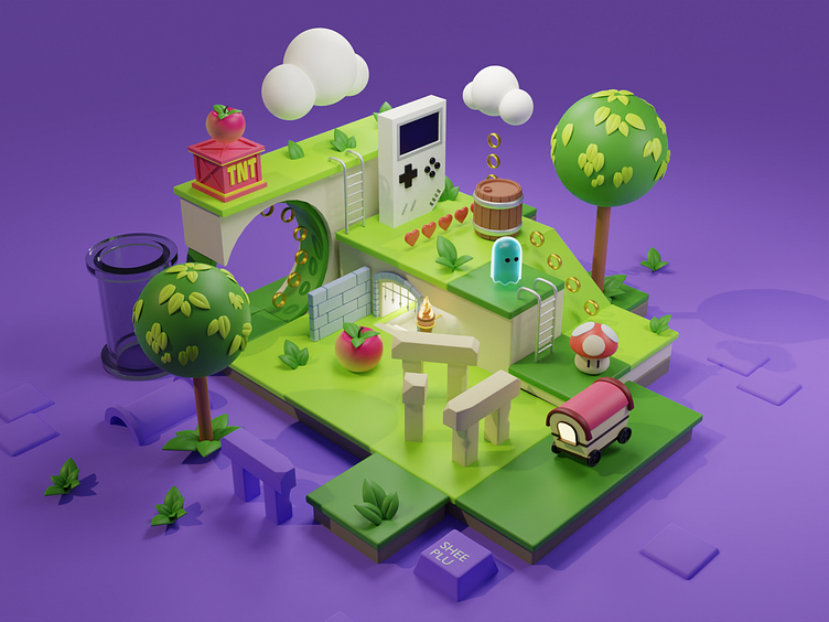 GAME WORLD by SheepLU_Designer on Dribbble