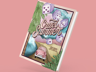 What if Cruel Summer by Taylor Swift was a book cover or movie? book cover book cover design book design book illustration design illustration lettering movie poster movie poster design taylor swift typography typography design