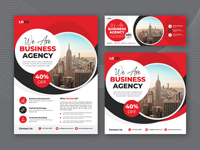Digital Marketing agency flyer, post, cover design marketing poster