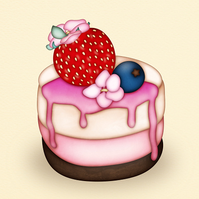 Cake Doodle cake doodles food food illustration illustration stickers vector