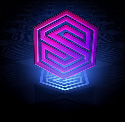 Design practice --surealDB logo 3d c4d logo