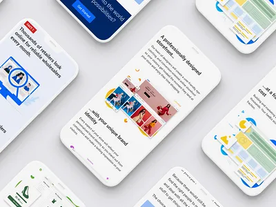 Landing page design b2b landing page leads to customers mobile responsive responsive sales