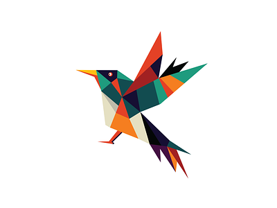 Bird Illustration animation art branding designs geometric art geometric birds icon illustration illustrations