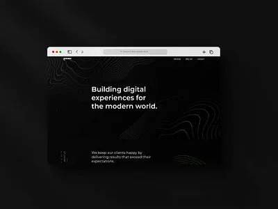 Design agency website agency design agency it agency landing page portfolio single page design ui web page