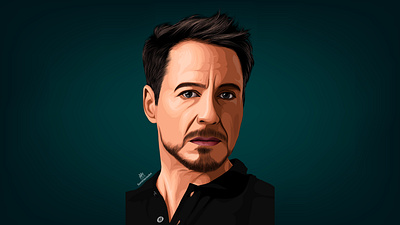 Robert Downey Jr. Vector Portrait illustration actor portrait artist cartoon celebrity art digital art digital artist digital portrait graphic design hollywoodicon illustration line art portrait drawing portrait illustration portrait painting robertdowney sumitvectorart vector vector art vector portrait