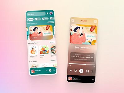 Song / Music Player App android app audio figma graphic design ios iphone music music app music player music player app player song ui ui design ui ux ux ux design