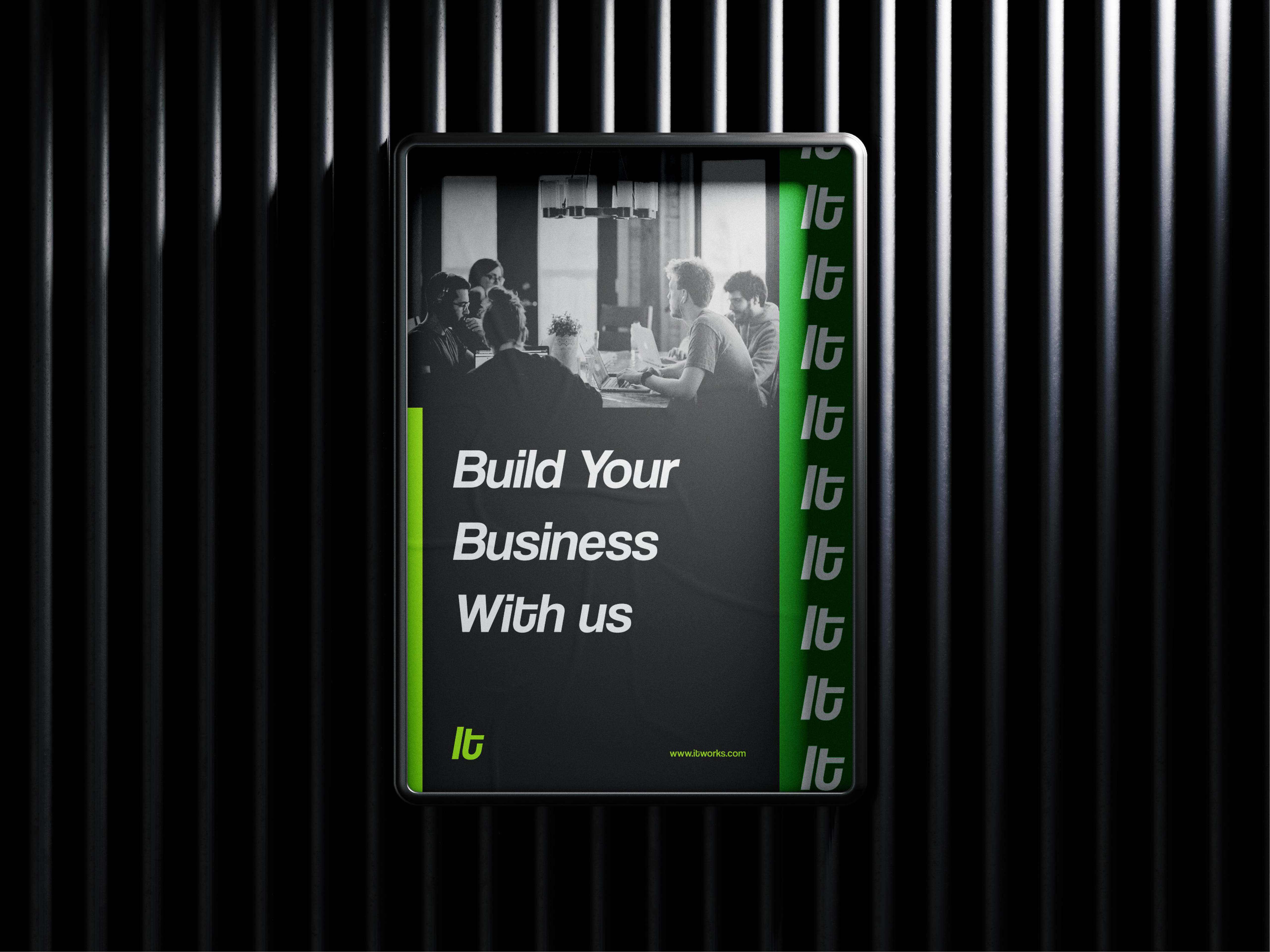 ItWorks Agency - Visual Identity agency brand brand design brand identity branding branding agency branding company corporate identity digital agency graphic design green guidelines identity it logo logo design modern stabilo visual guidelines visual identity