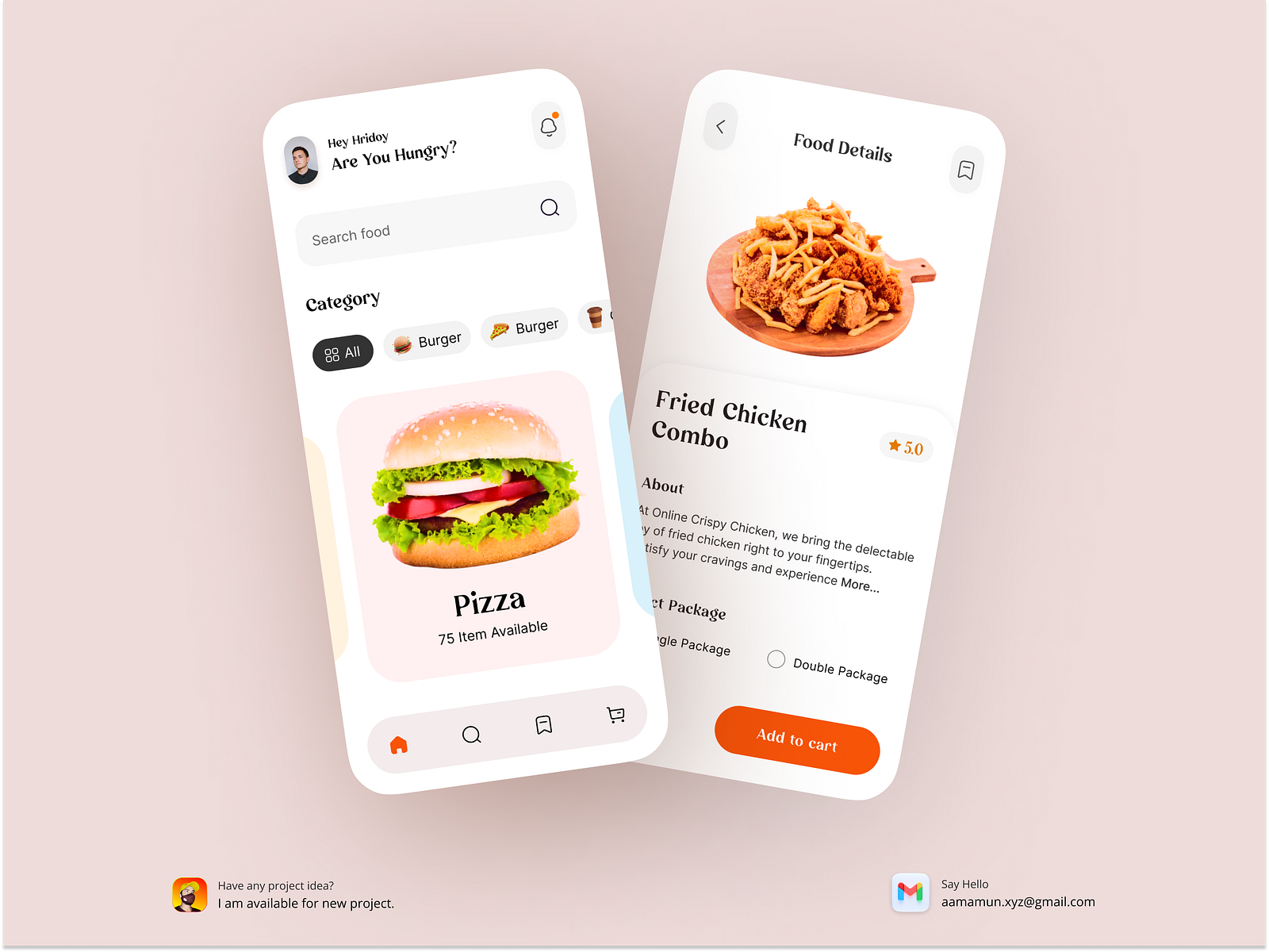 Online Food Ordering App by Abdul Al Mamun on Dribbble