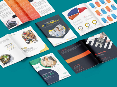 Brochure or Annual report design template abstract annual report annual report cover banner bifold branding brochure brochure cover brochure template business brochure company proposal flyer graphic design leaflet magazine marketing minimal modern poster trifold