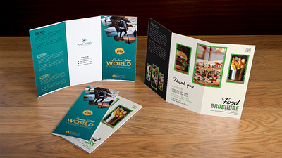 Tri-fold brochure design agency annual report banner brochure business corporate designer flyer food freelancer leaflet magazine modern print social media social post travel tri fold trifold web