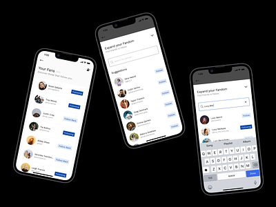 Share & Manage Your Community admin app app design community contacts group ios members minimalism mobile permissions profiles share social network team team members team page teamwork ui design users