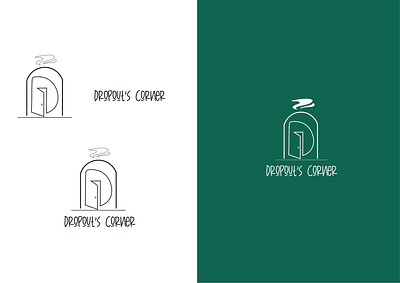 Restaurant Logo Design - Dropout's Corner cafe logo design design graphic design identity design logo restaurant logo design