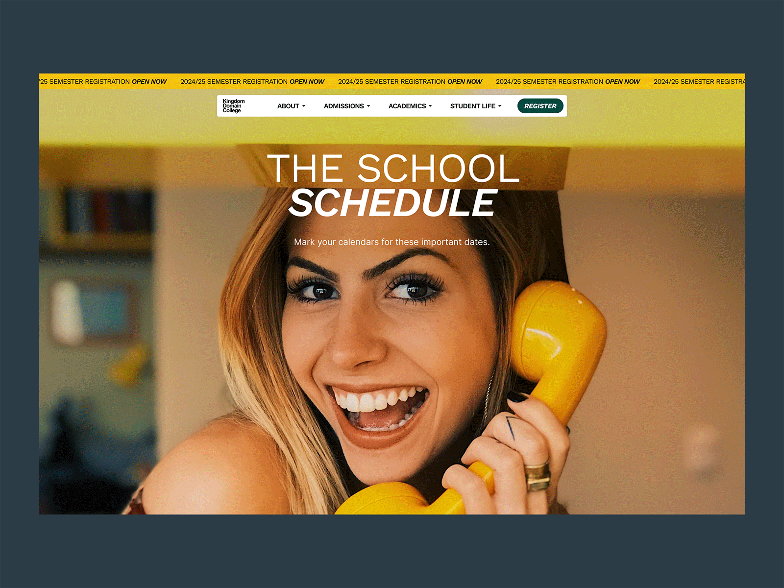 School Event Organizer UI agenda appointment calendar college e learning edtech education education platform learning lesson online school schedule scheduler student tasks list timeline timetable to do university web page