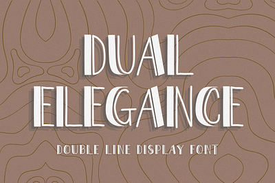 Dual Elegance Font app branding design graphic design illustration logo typography ui ux vector