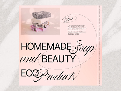 Beauty product website cover beaury product typography ui visual design web web design