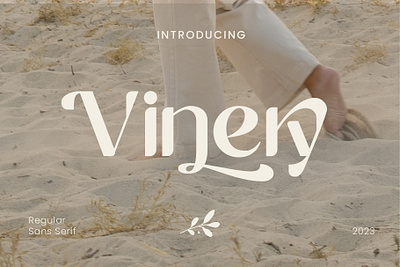 Vinery - Sans Serif Font vintage